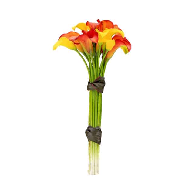 orange Calla Blumenstrauss Indian Summer modern